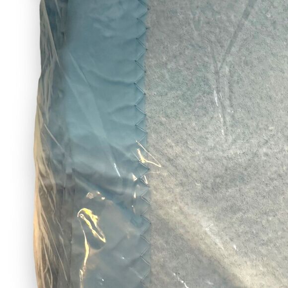 Vintage Cannon Blanket Second Satin Binding Blue New Old Stock Twin Full 72 x 90 - Picture 7 of 10